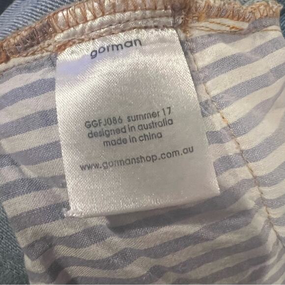 Gorman x Monika Forsberg Elephant Teapot Jeans size 6AU 2US - Picture 4 of 12